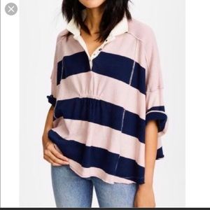 Free People Yuki Rugby Top